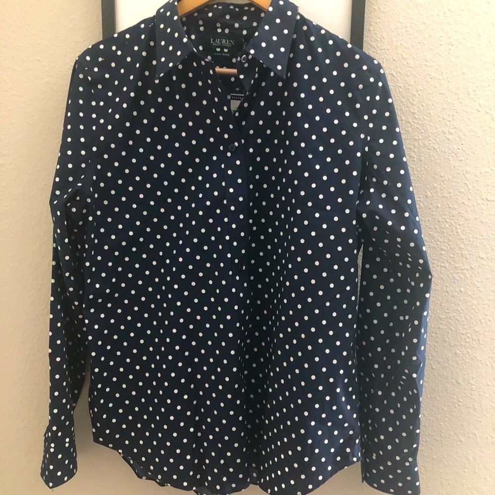 NWT- Non-Iron Ralph Lauren Womens shirt